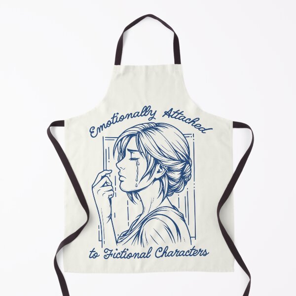 Item preview, Emotionally Attached to Fictional Characters Book Lover Bookish girl Gift Idea designed and sold by Wolka.