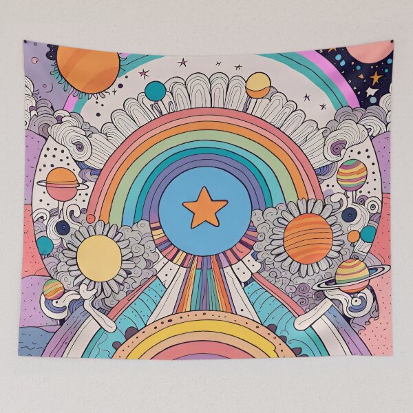 Item preview, Retro Doodle designed and sold by Happy-and-Neat.