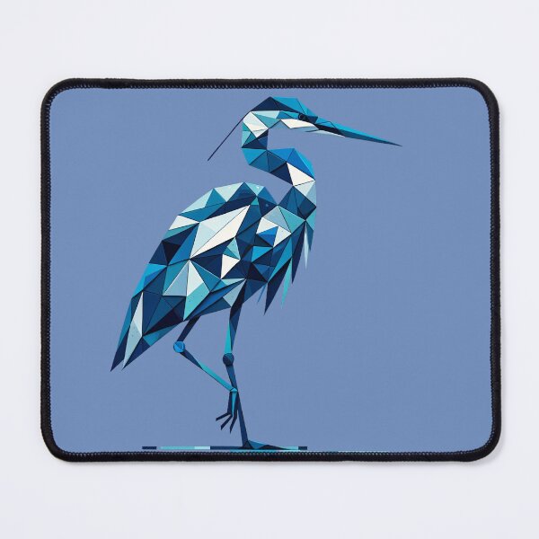 Item preview, A Geometric Great Blue Heron Art Design designed and sold by SandbarTees.