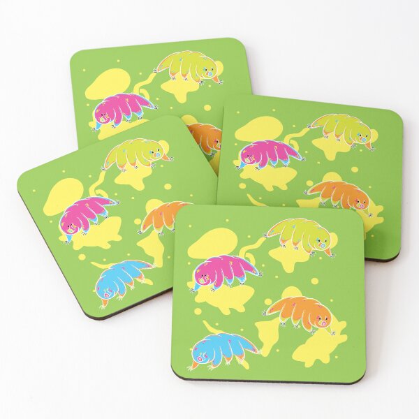 Item preview, Frolicking Water Bears Neon designed and sold by Hannah Dowell.