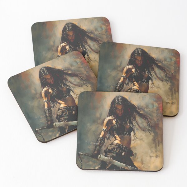 Item preview, Woman Warrior - Fantasy Art designed and sold by Seeker7Seven.