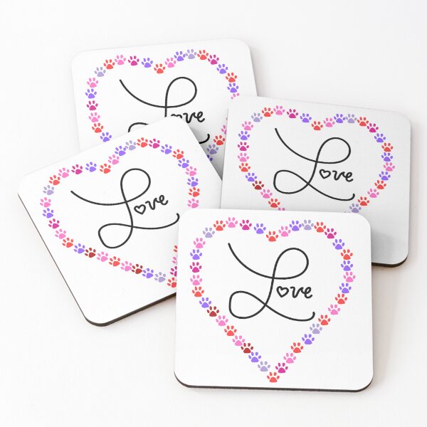 Item preview, Paw Print Heart for Valentine's Day designed and sold by Good4Vibez.