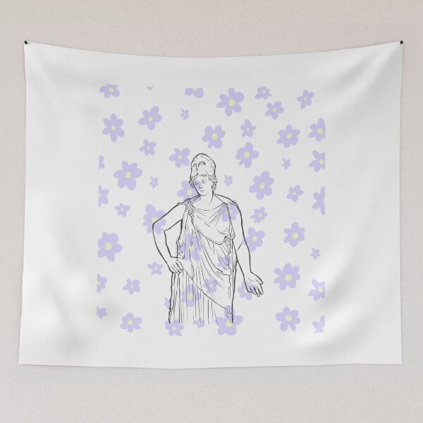 Item preview, Athena: Retro Flowers designed and sold by ClassicsForPlebs.
