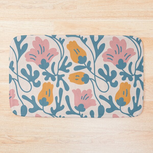 Item preview, Wavy pastel flowers  designed and sold by FatBirdie.