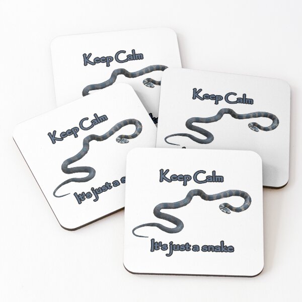 Item preview, Keep calm it's just a snake designed and sold by Spider-Seeker.