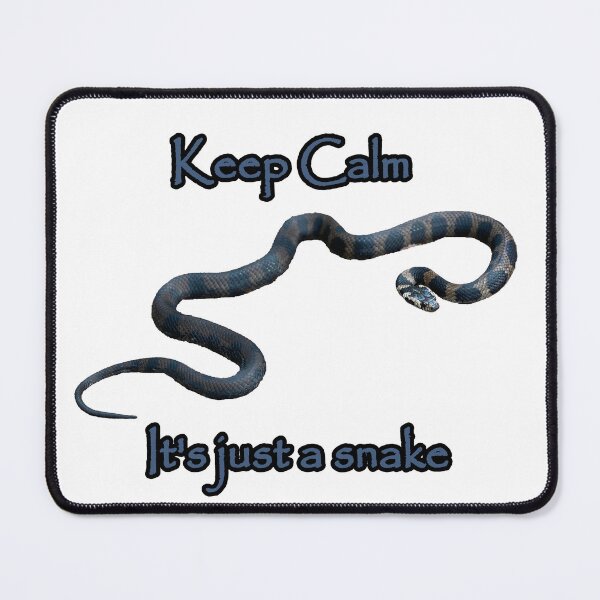 Item preview, Keep calm it's just a snake designed and sold by Spider-Seeker.