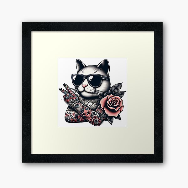 Item preview, cool cat designed and sold by Greydate.