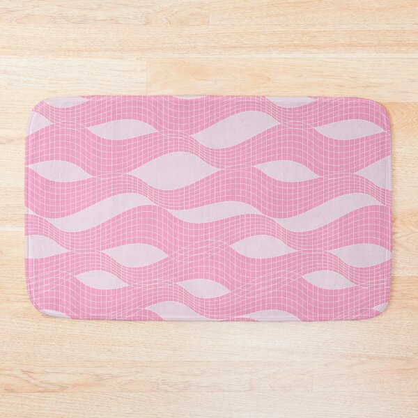 Item preview, Tennis net with pink waves pattern designed and sold by marufemia.