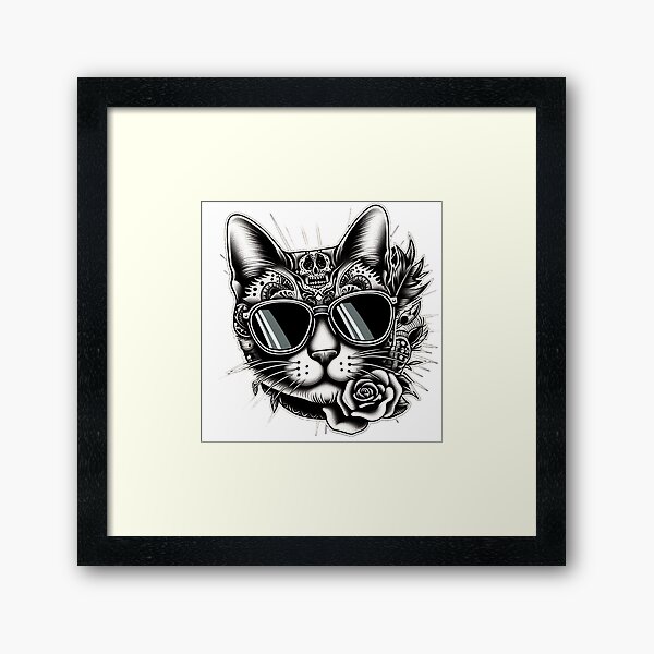 Item preview, cool cat designed and sold by Greydate.