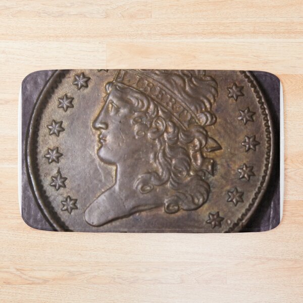 Item preview, 1835 Classic Head Half Cent AU designed and sold by coinsxcrochet.