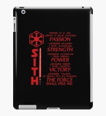 Star Wars- Sith Code iPad Case/Skin