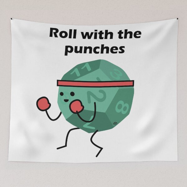 Item preview, Roll with the punches designed and sold by Treasured Oddities.