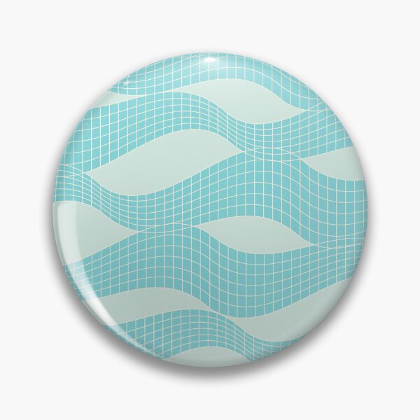 Item preview, Tennis net with blue pool sea glass waves pattern designed and sold by marufemia.