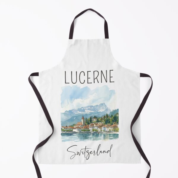 Item preview, Watercolor Design of Lucerne - Switzerland designed and sold by Sketch-Shack.