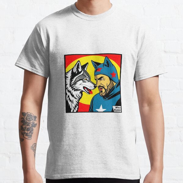wolf buddy t shirt