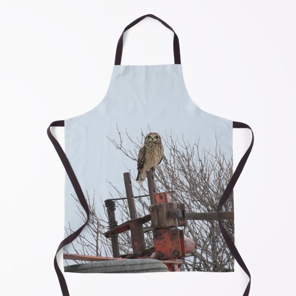 Item preview, Short eared owl farmer designed and sold by locustgirl.