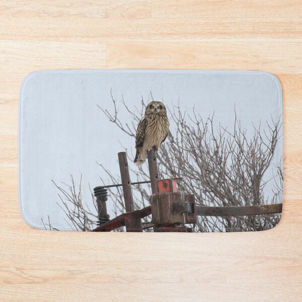 Item preview, Short eared owl farmer designed and sold by locustgirl.