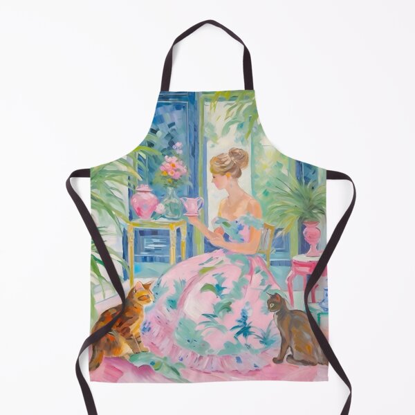 Item preview, Cat lady’s tea house designed and sold by SophieClimaArt.