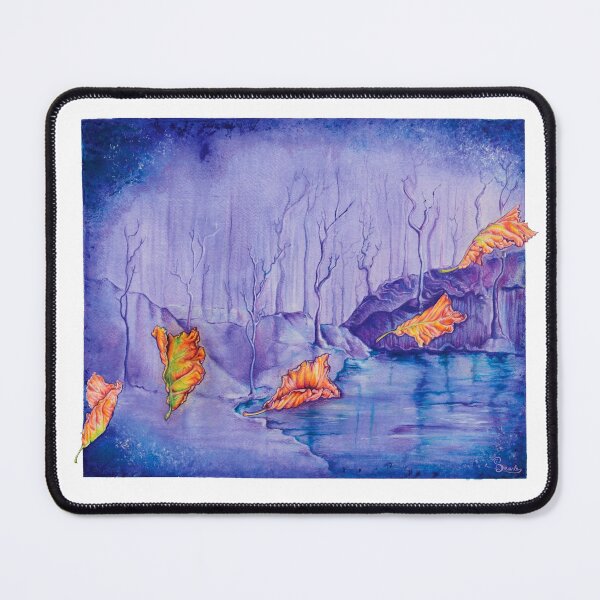 Item preview, Imaginative Landscape Painting with Fall Leaves designed and sold by Brooke Searle.