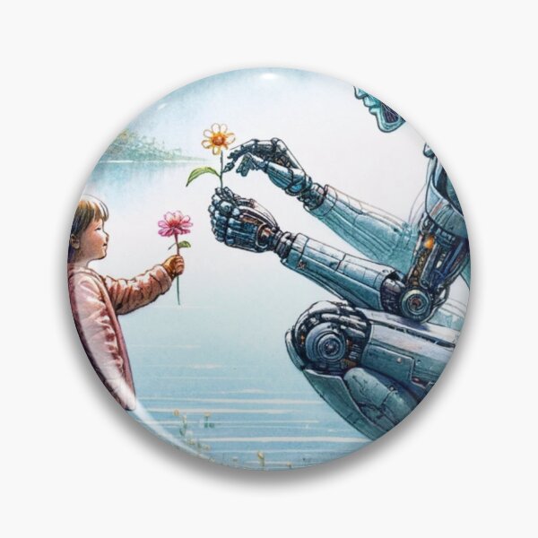 Item preview, Human-Robot Connection Art Piece-A Take On Frankenstein designed and sold by mymagicstoreus.