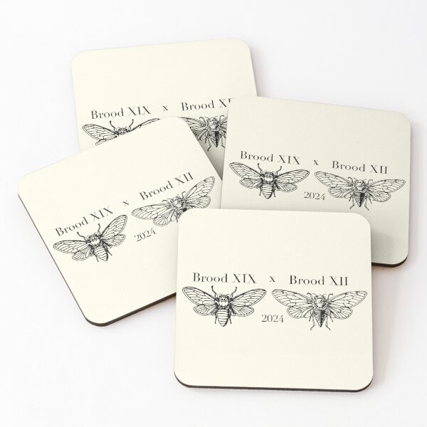 Item preview, Cicadas 2024 Brood XIX XII designed and sold by Nichestalgia.