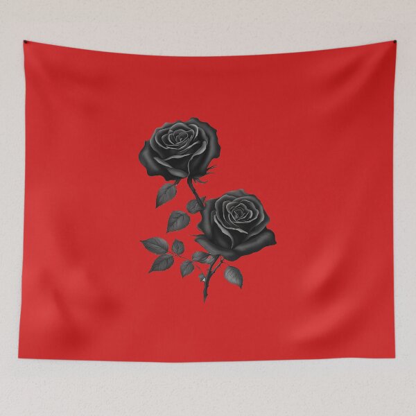 Item preview, A Simple Valentine Message - Black Rose designed and sold by ComicJo.