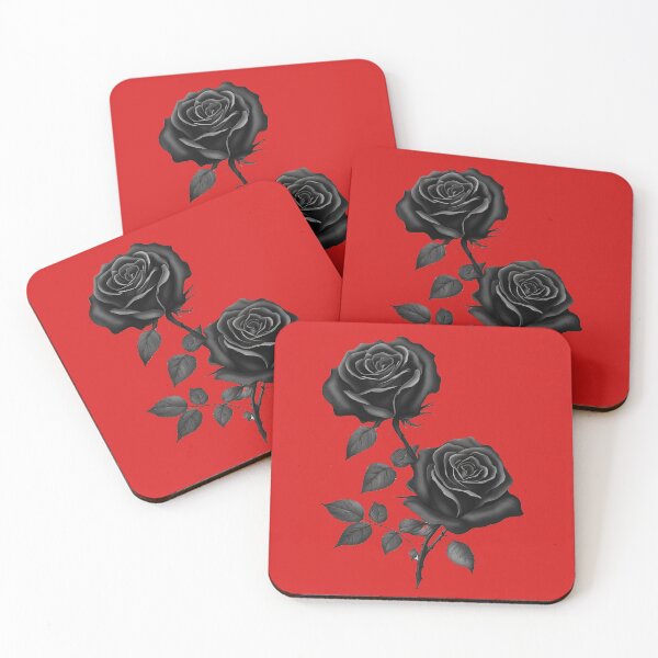 Item preview, A Simple Valentine Message - Black Rose designed and sold by ComicJo.
