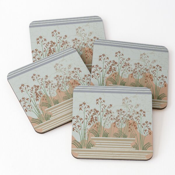 Item preview, Minoan Lily Floral Pattern designed and sold by Aeterna Prints.