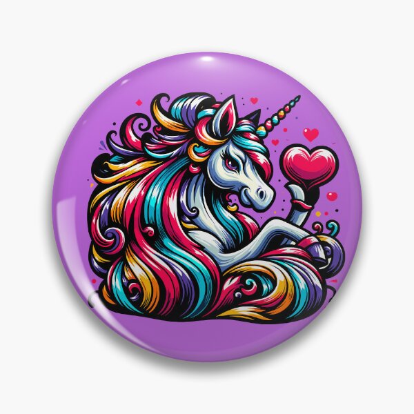 Item preview, Love Unicorn - Valentine's Heart designed and sold by ObjCrea123.