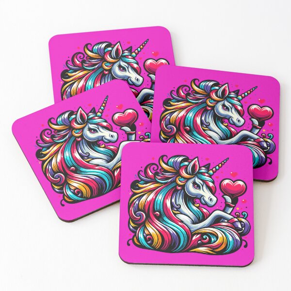 Item preview, Love Unicorn - Valentine's Heart designed and sold by ObjCrea123.