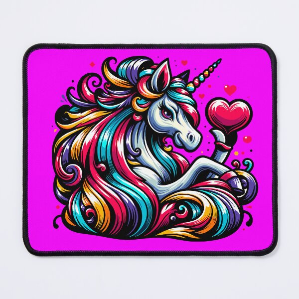 Item preview, Love Unicorn - Valentine's Heart designed and sold by ObjCrea123.