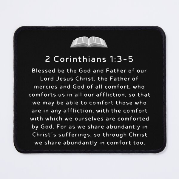 Item preview, 2 Corinthians 1:3-5 designed and sold by TheBibleWords.