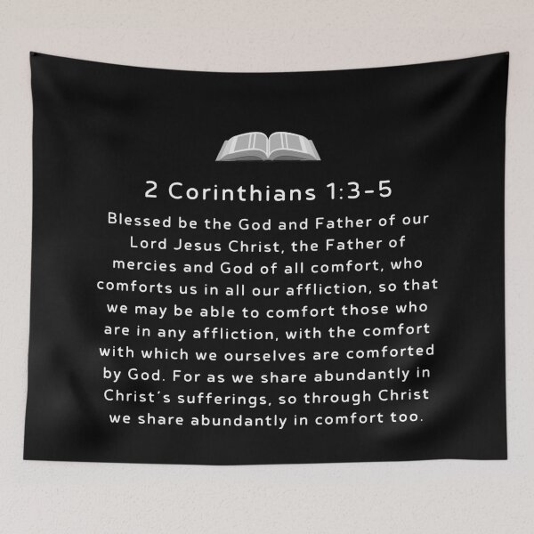 Item preview, 2 Corinthians 1:3-5 designed and sold by TheBibleWords.