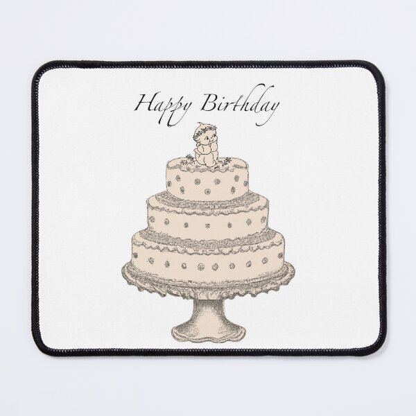 Item preview, Vintage birthday cake designed and sold by trashcleaner.