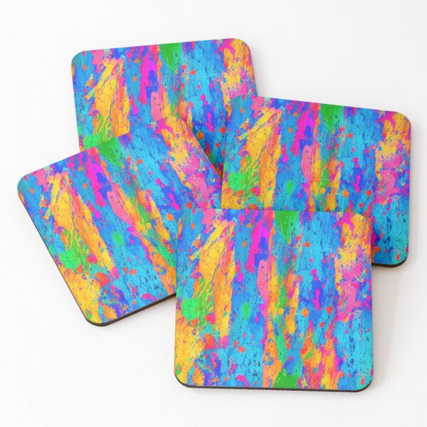 Item preview, Abstract Colorful Paint Splatter Pattern designed and sold by calibrit.