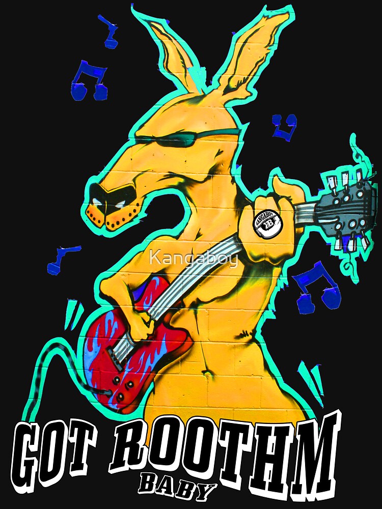 Thumbnail 7 of 7, Classic T-Shirt, Got Roothm Baby - Kangaroo Music Hipster designed and sold by Kangaboy.