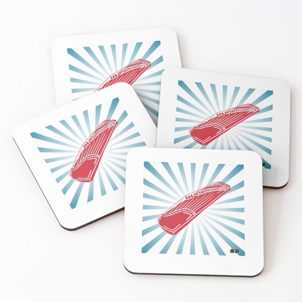 Item preview, Guzheng (Chinese zither) (red and blue) designed and sold by ProjectLui.