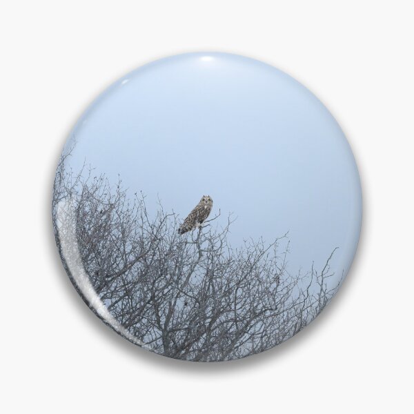 Item preview, Short eared owl and wispy trees designed and sold by locustgirl.