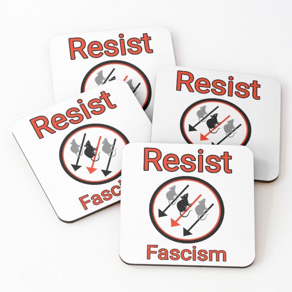 Item preview, We resist vermin antifascism design  designed and sold by Rachel the Artist .