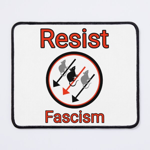 Item preview, We resist vermin antifascism design designed and sold by Rachel the Artist .