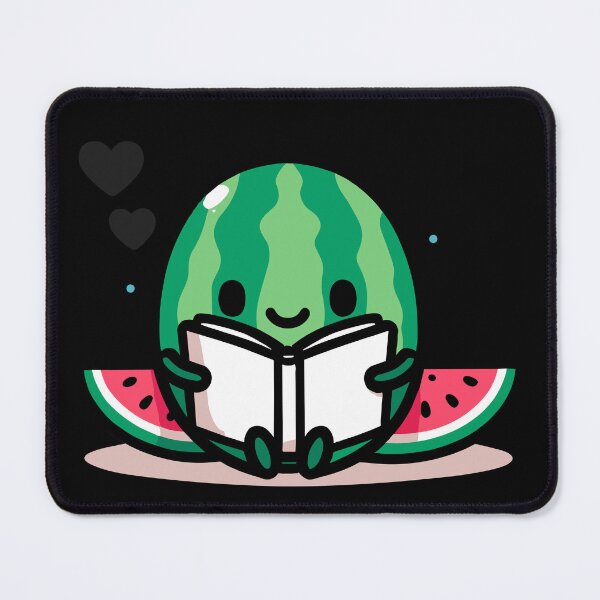 Item preview, Cute Watermelon Reading designed and sold by BluRockDesigns.
