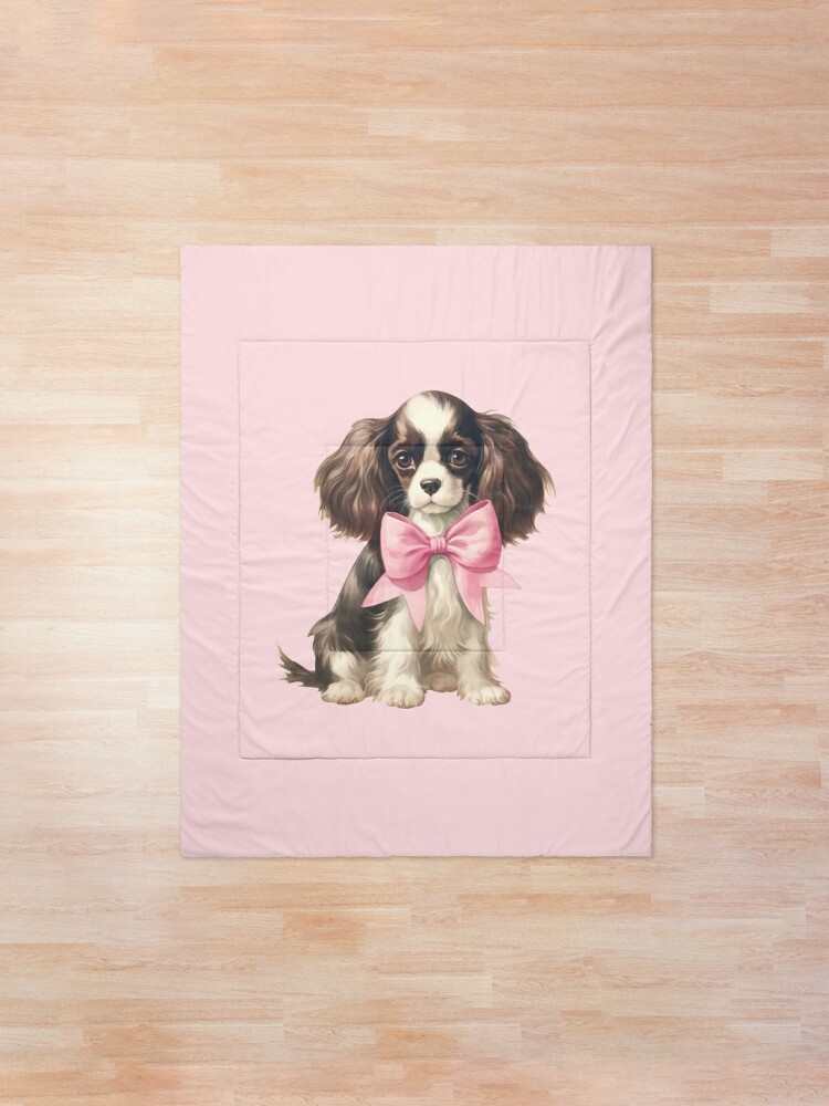 Disover Cute Puppy - Coquette Style Quilt