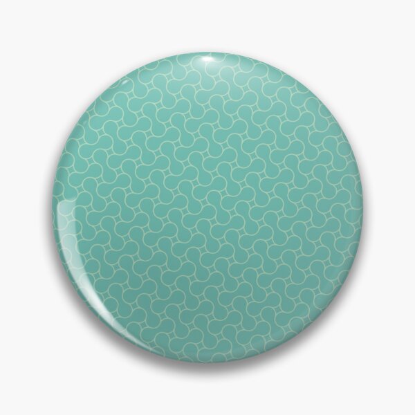 Item preview, Green Double Bubble Seamless Continuous Pattern Textile Design designed and sold by Alchemy-A-La-G.