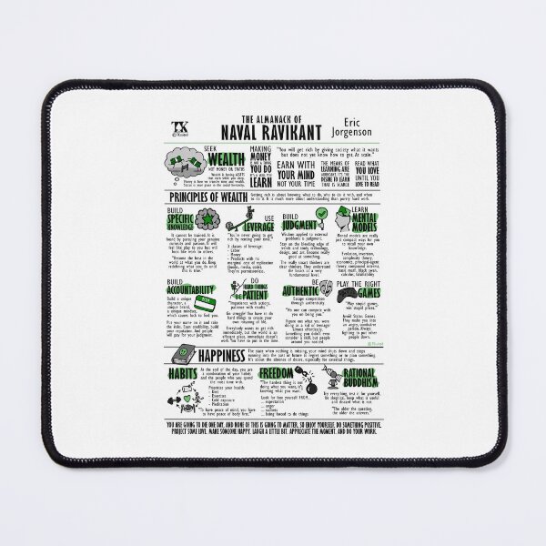 Item preview, Visual Summary The Almanack of Naval Ravikant (Eric Jorgenson) designed and sold by TKsuited.