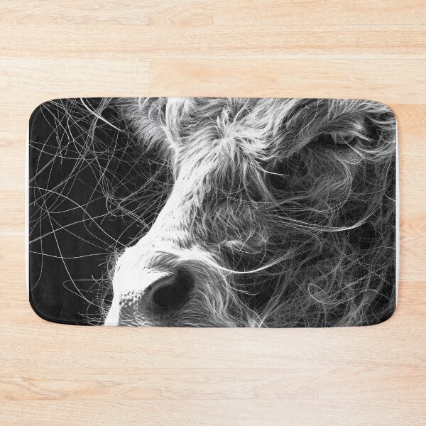 Item preview, Abstract Hairy cow designed and sold by Brendon987.