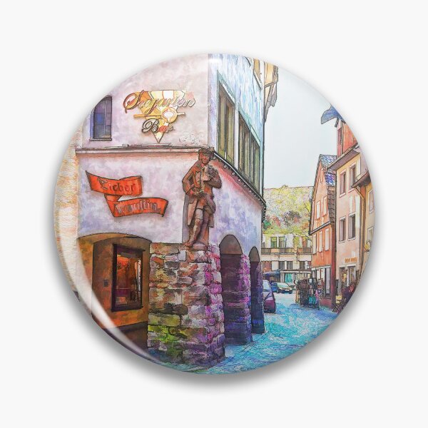 Item preview, Colorful traditional German street in Lindau, Germany designed and sold by Travelways.
