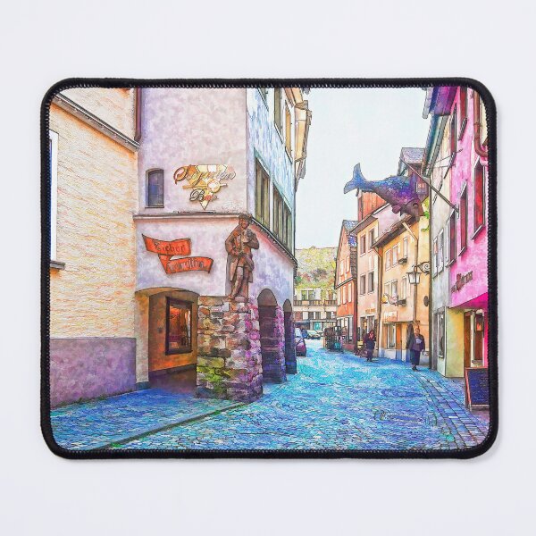 Item preview, Colorful traditional German street in Lindau, Germany designed and sold by Travelways.