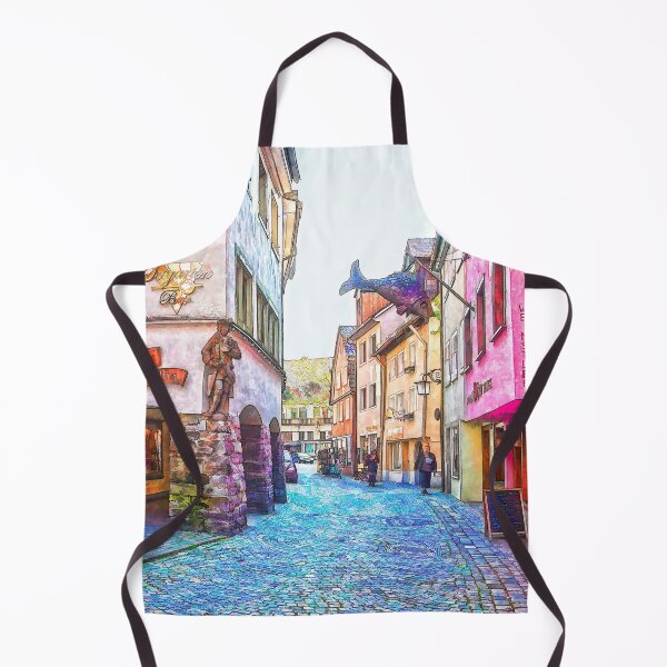 Item preview, Colorful traditional German street in Lindau, Germany designed and sold by Travelways.