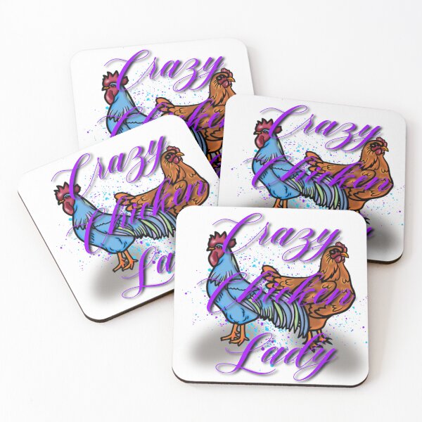 Item preview, Crazy chicken lady design designed and sold by SavagexCreation.