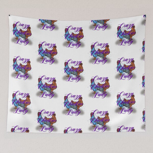 Item preview, Crazy chicken lady design designed and sold by SavagexCreation.